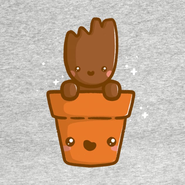 Potted Space Plant by perdita00